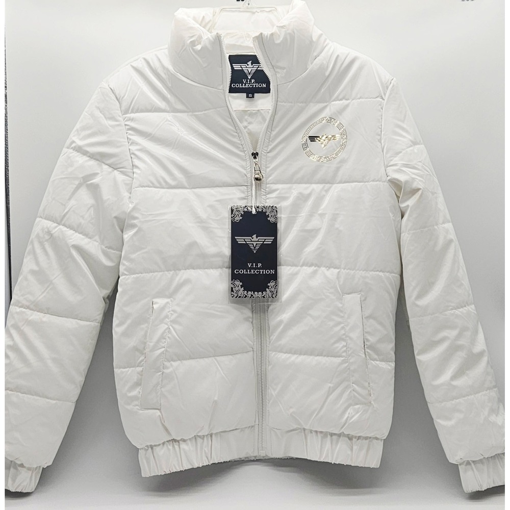 Vip Collection Shiny Puffer Jacket Brand New With Tags.
